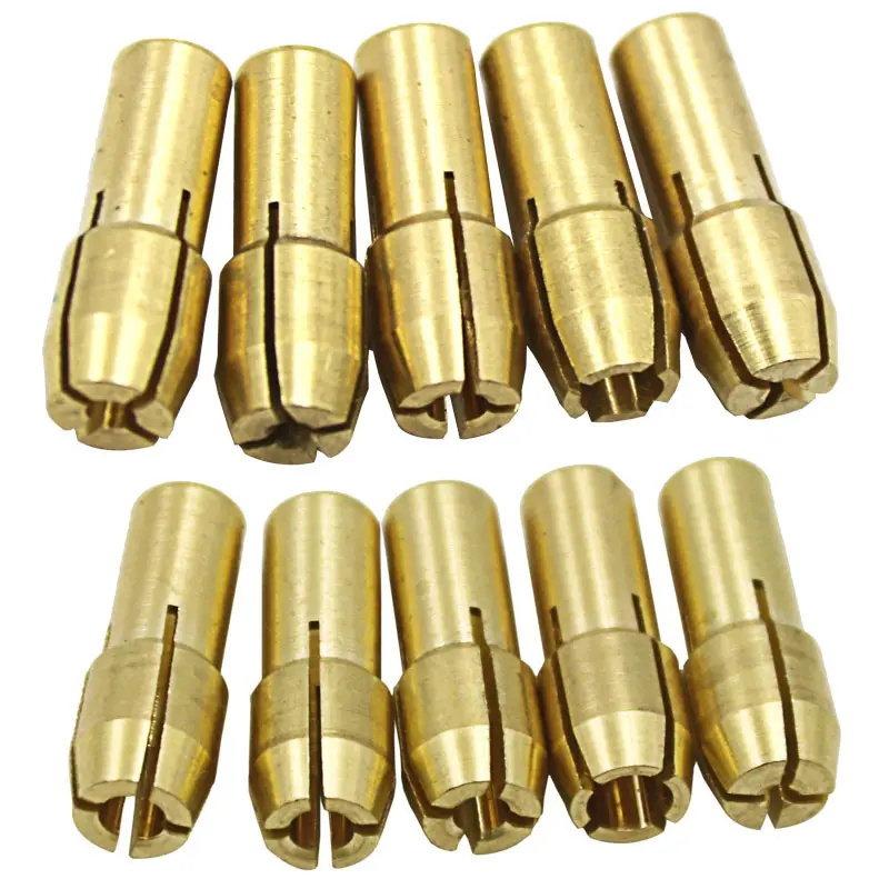 4.8mm Shank Mini Drill Collet Chuck 0.5-3.2mm Brass Chucks Adapter for Dremel Rotary Tool Power Tool Accessory