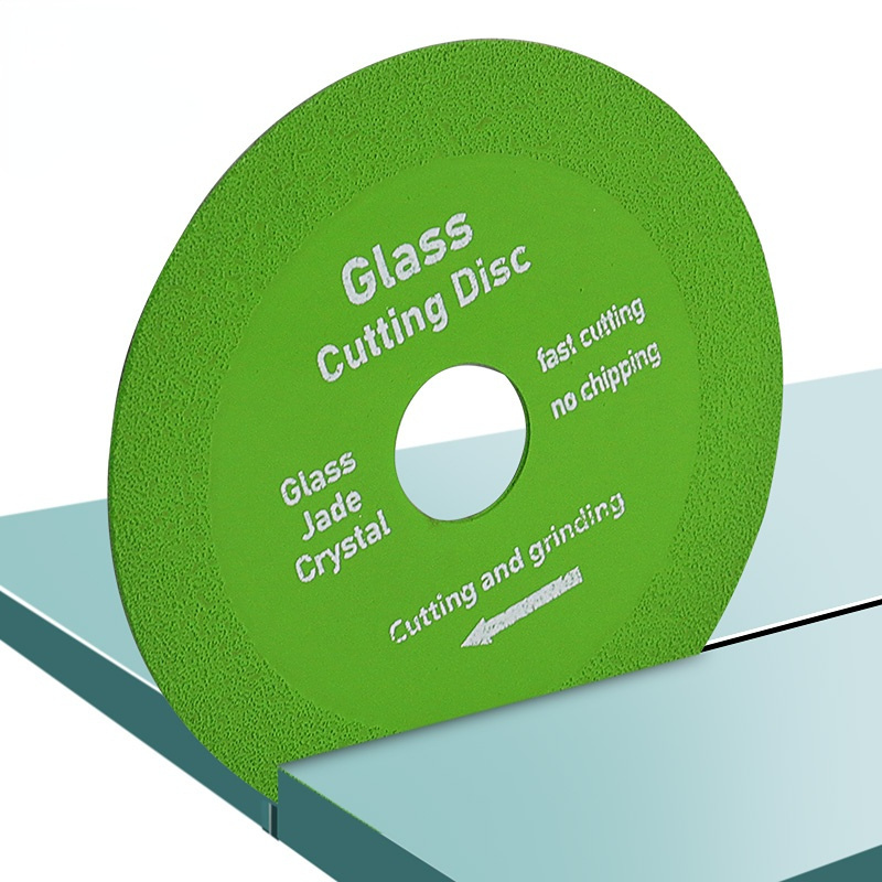 Glass Cutting Disc 100mm Ultra-thin Saw Blade Jade Crystal Wine Bottles Grinding Chamfering Cutting Blade Glass Cutting Disk