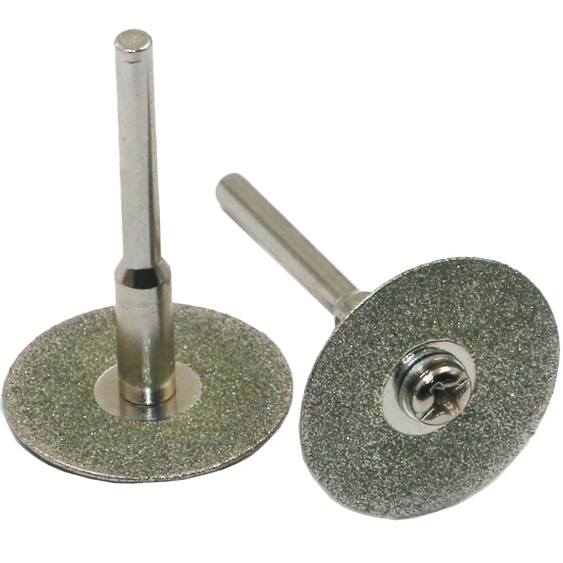 22mm Mini Abrasive Diamond Cutting Disc Set for Dremel Rotary Cutter Saw Blade Grinding Wheels Disk with Mandrel Power Tools Kit