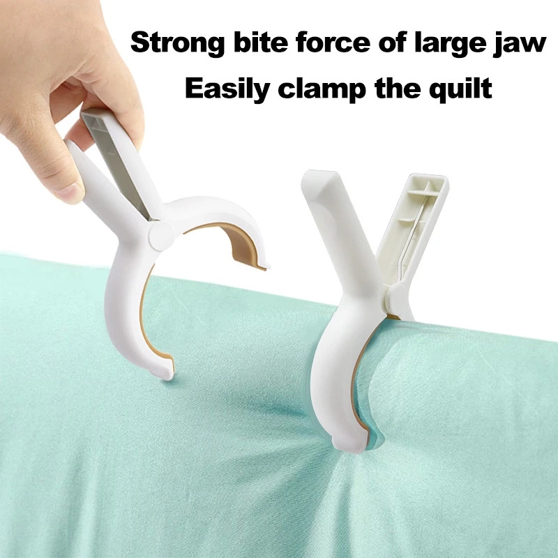 Beach Towel Clips Large Plastic Windproof Clothes Hanging Peg Quilt Clamp Holder for Beach Chair Cruiser