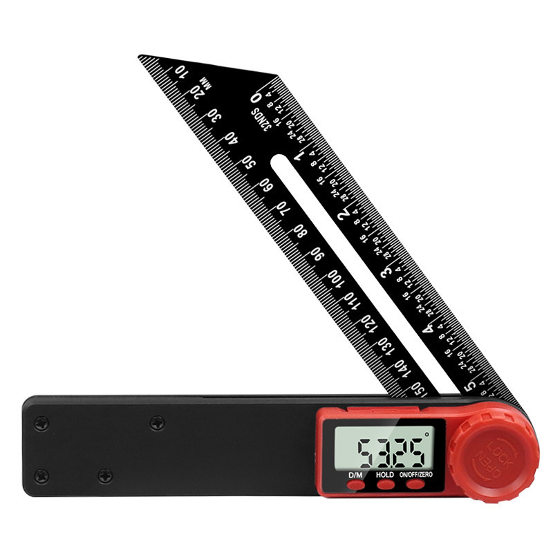 Digital Angle Rulers Gauges Tri Square Sliding T-Bevel Square Level Measuring Gauging Tools Wooden Marking Gauge Protractor