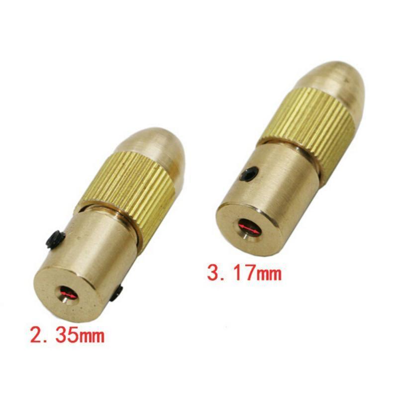 2/2.35/3.17/4.05/5.05mm Brass Dremel Rotary Tool Collet Mini Drill Chuck For Electric Motor Shaft Drill Bit Chuck Adapter Set