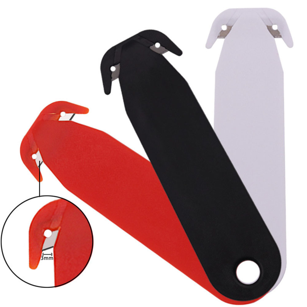 Safety Box Cutter Knife Stainless Steel Blade Utility Knife For Cutting Box Carton Tape Express Parcel Art Knife Package Opener