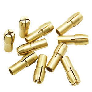 4.8mm Shank Mini Drill Collet Chuck 0.5-3.2mm Brass Chucks Adapter for Dremel Rotary Tool Power Tool Accessory