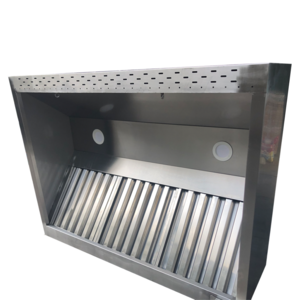 304# Stainless steel commercial kitchen smoke absorbing chimney hood at  Wholesale price