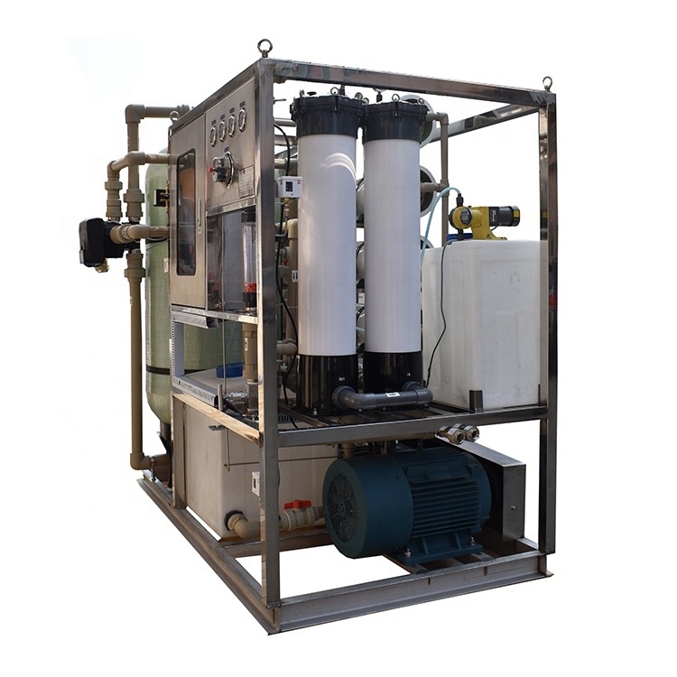 Captain Pure over 99.2% desalination rate seawater desalination plant for boat for ocean ship