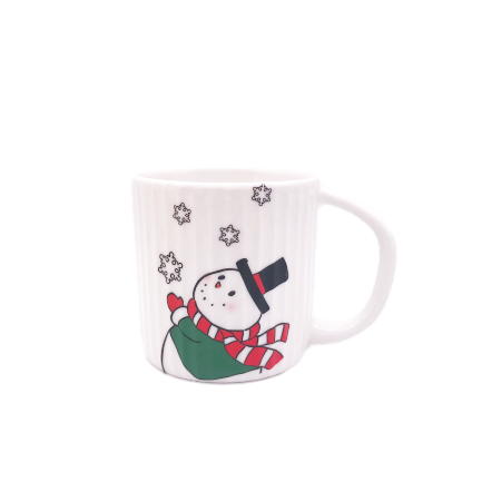 Customization Cute Snowman nose Cups Modern Ceramic Mug Sublimation Mug