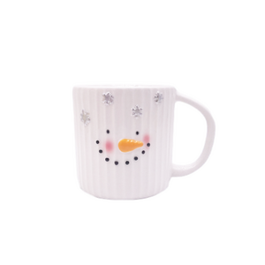 Customization Cute Snowman nose Cups Modern Ceramic Mug Sublimation Mug