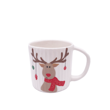 Customization Cute Snowman nose Cups Modern Ceramic Mug Sublimation Mug