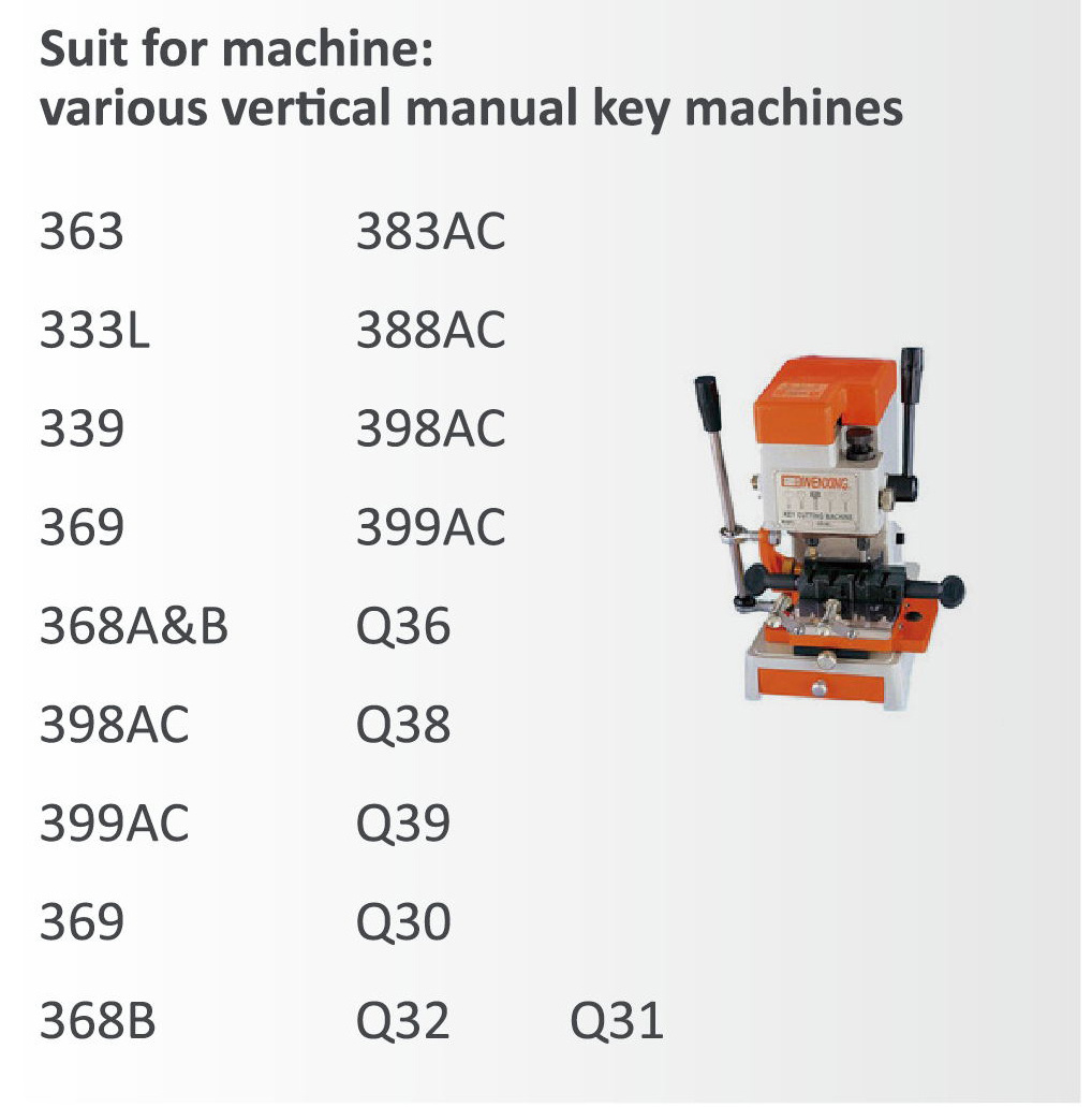 Full Set High Security Mul T Lock Vertical Manual Key Machine Cutter Locksmith Tool