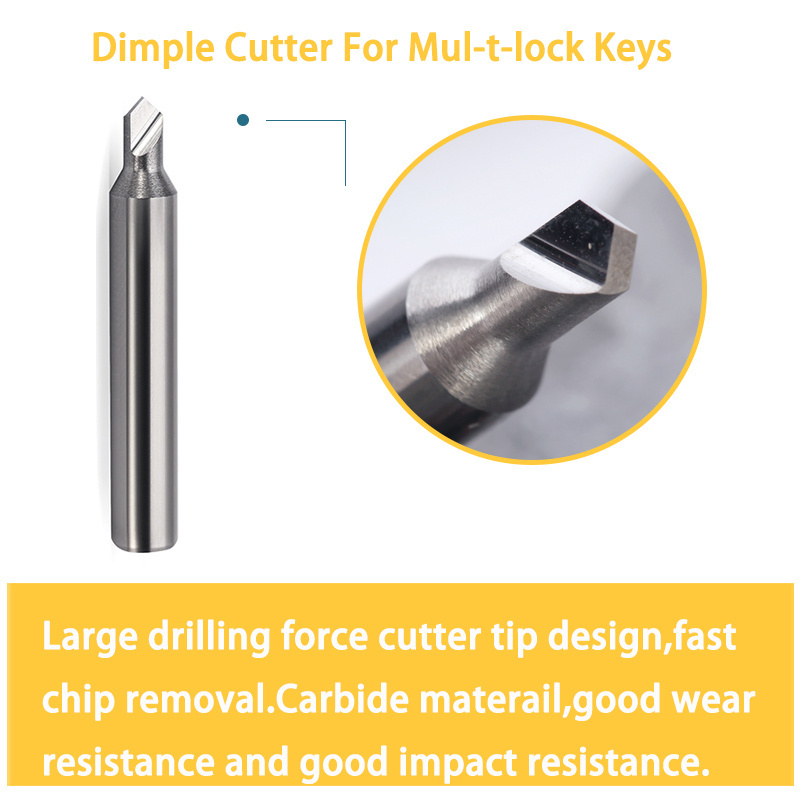 RAISE In Stock Carbide Mul T Lock Dimple Cutter Key Duplicating Machine Locksmith Tools