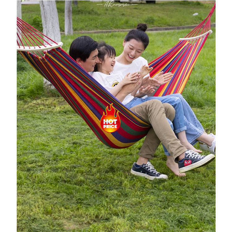 Small Quantities Extra Long And Wide Hammock for Travel Camping Backyard Porch Outdoor or Indoor Use