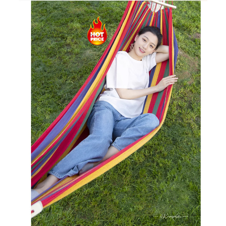 Best Price Wholesale Custom Double & Single Travel Camping Hammock for Garden and Park