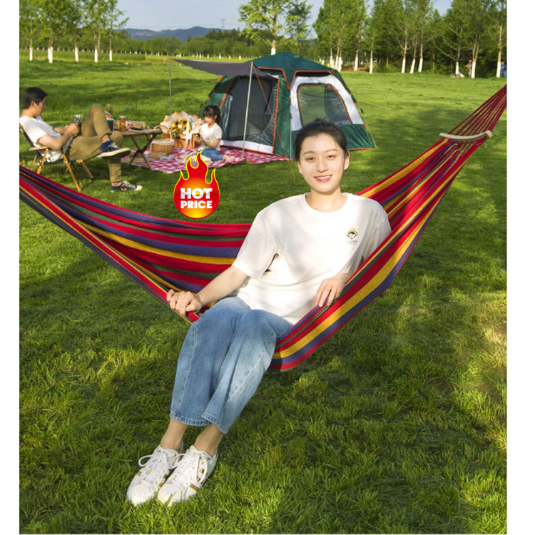 Camping Hammock with Mosquito Net Lightweight Hanging Hammocks Tree Straps Swing Hammock Bed