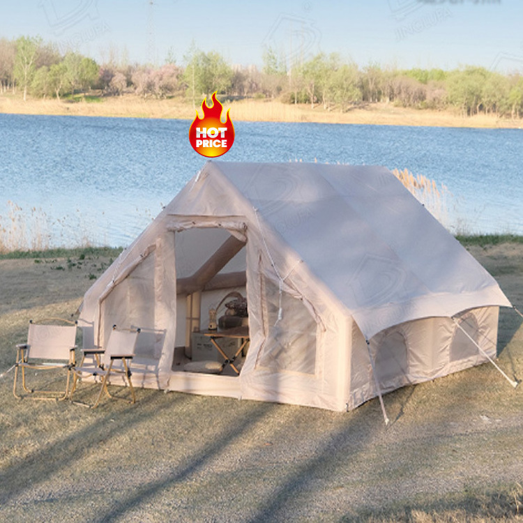 Factory Hot Sale Glamping Inflatable Camping Tent With Mosquito Screen