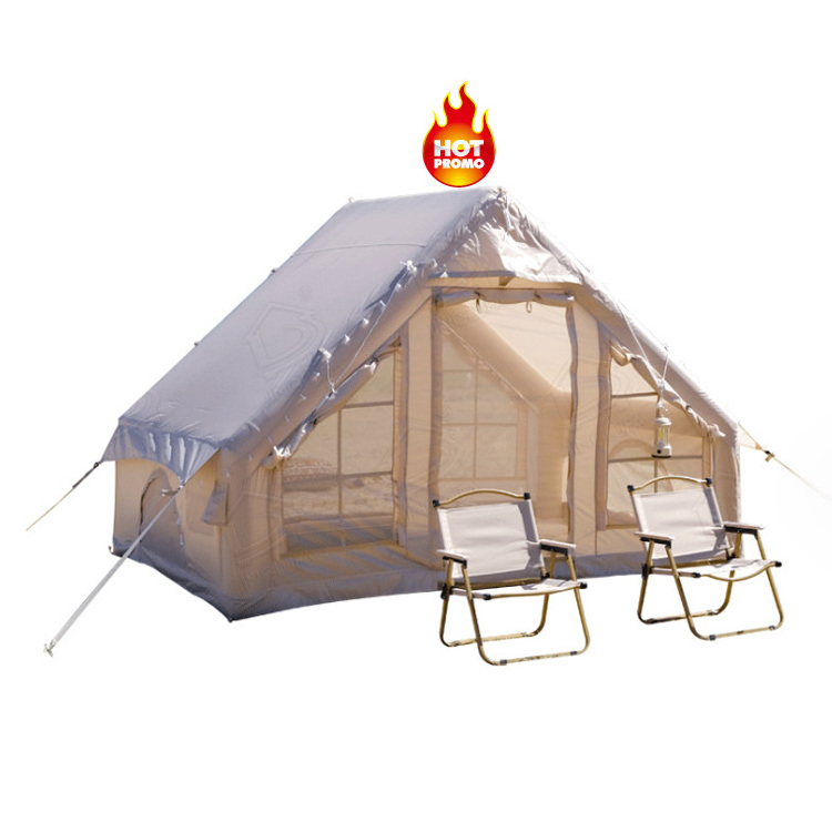 Factory Hot Sale Glamping Inflatable Camping Tent With Mosquito Screen