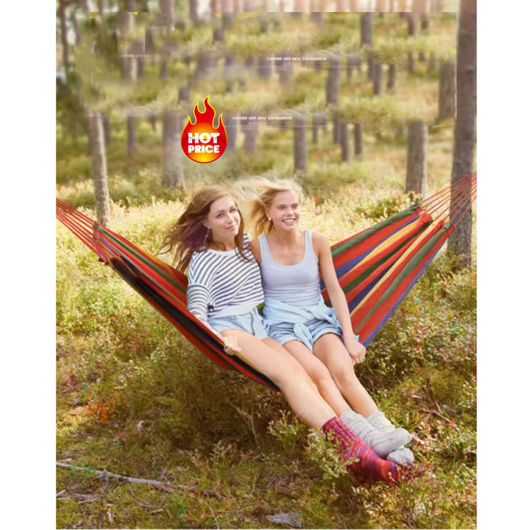 Factory price Lightweight Double Hammock Hold Up to 772lbs Portable Hammocks for Indoor Outdoor