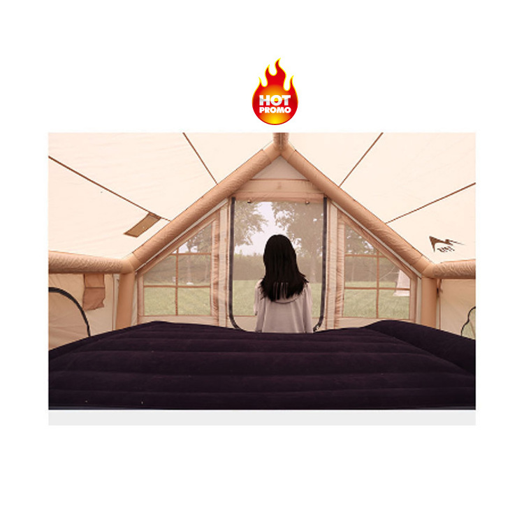 Factory Hot Sale Glamping Inflatable Camping Tent With Mosquito Screen