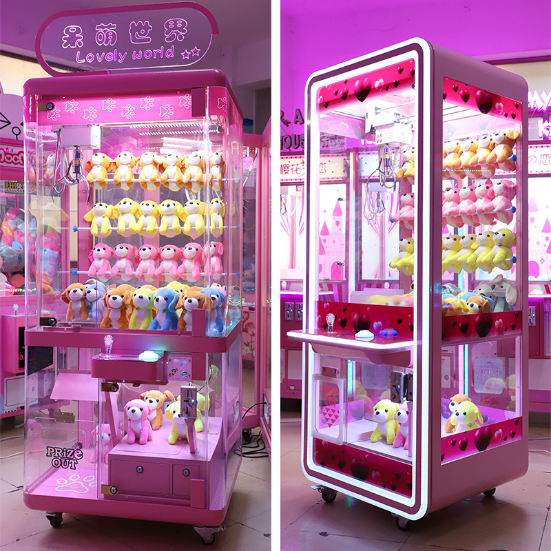 High Quality Boutique Coin-Operated Mini Claw Machine With Credit Card Reader Kids Toy Crane Arcade Claw Machine