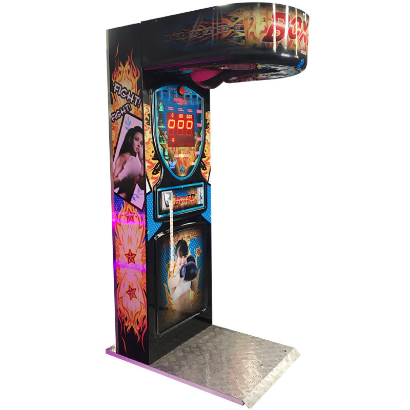 New product coin toss operation punch power testing machine boxing king hammer power testing machine power boxing game machine