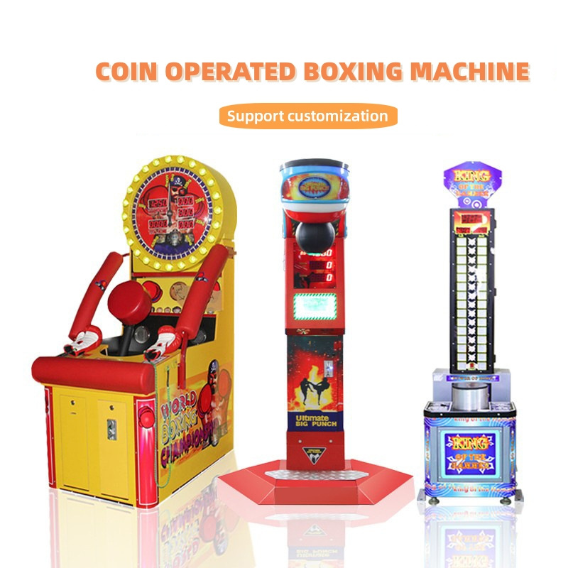 New product coin toss operation punch power testing machine boxing king hammer power testing machine power boxing game machine