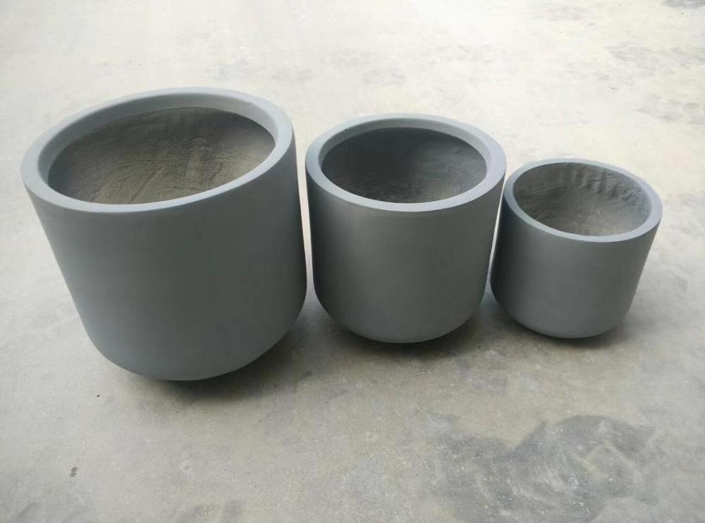 Big Cement Concrete Planter flower pot fiberglass  Molds for Outdoor Garden House Building Decoration