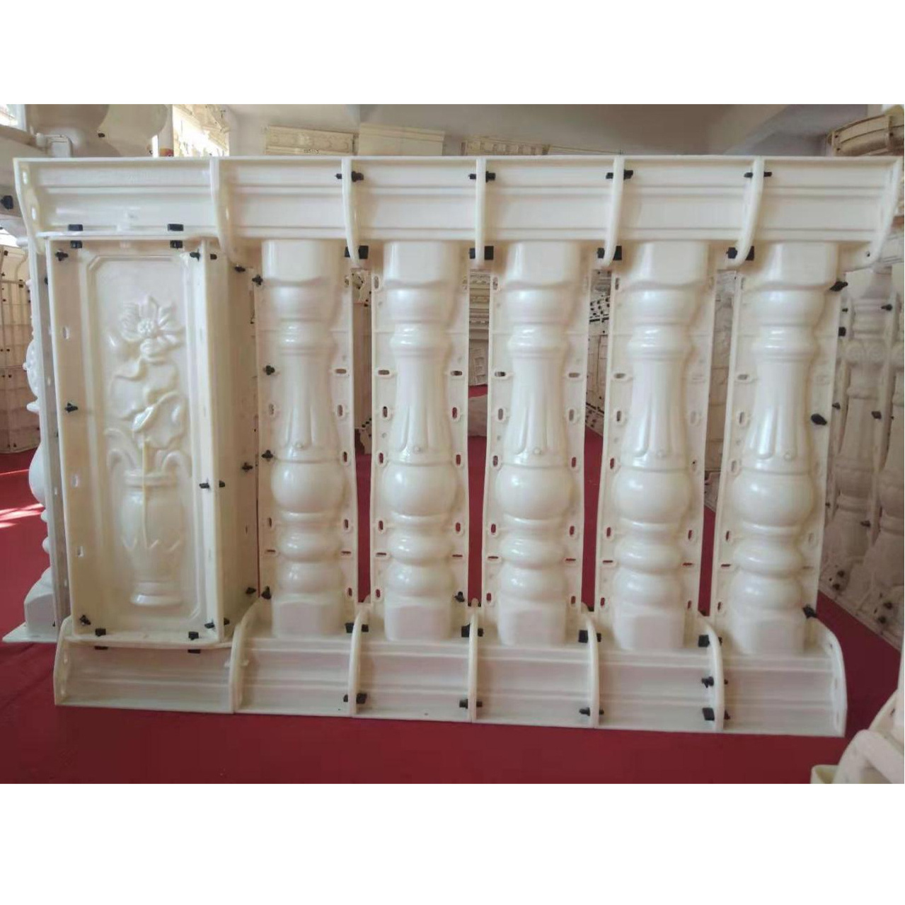 concrete plastic matching baluster  post mold