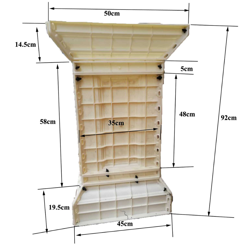 concrete pedestal mold for garden status planters