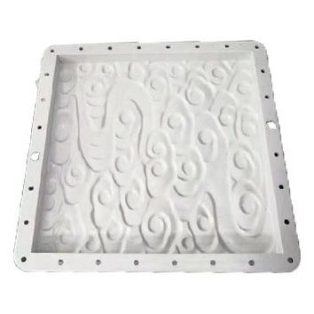 plastic cement decorative paver brick mould  beautiful design of concrete road tiles mold