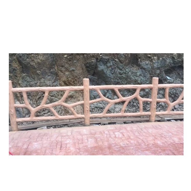 Exterior Landscaping cane shape  precast concrete fence molds for sale