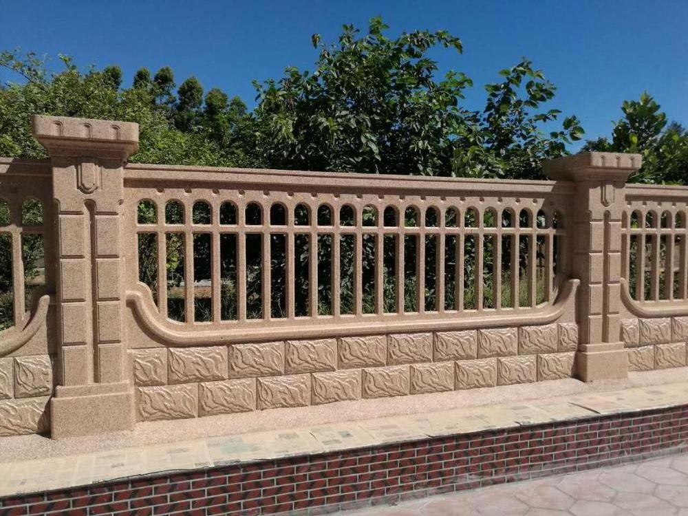 plastic injection concrete garden fence foundation wall and retaining wall  culture stone mold for sale