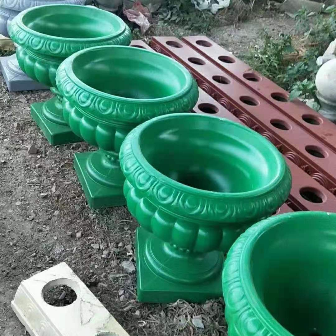 Precast outdoor garden cement planter flower pot  plastic molds for concrete decorative