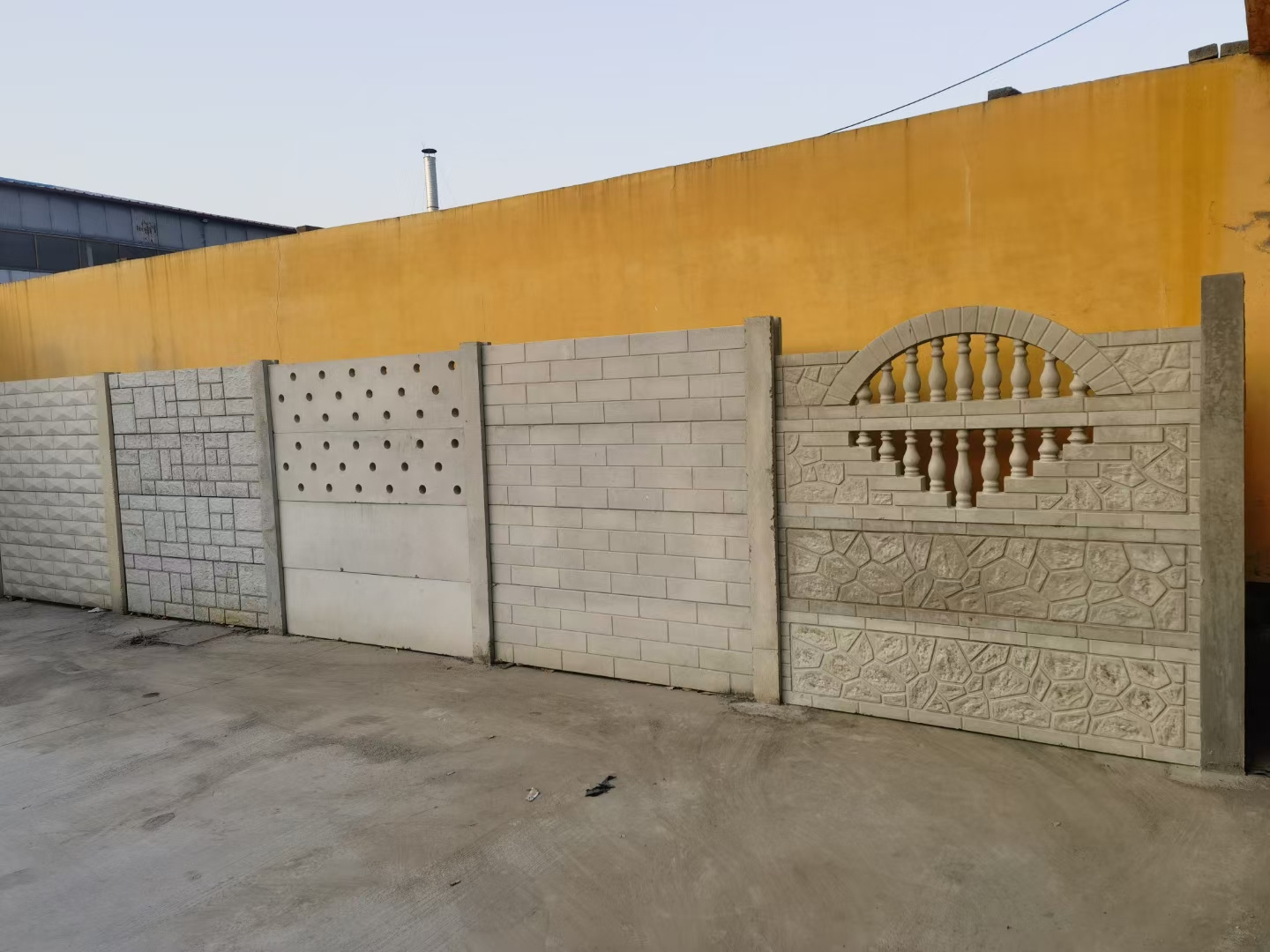 Precast concrete fence Molds wall fence molds concrete panel molds