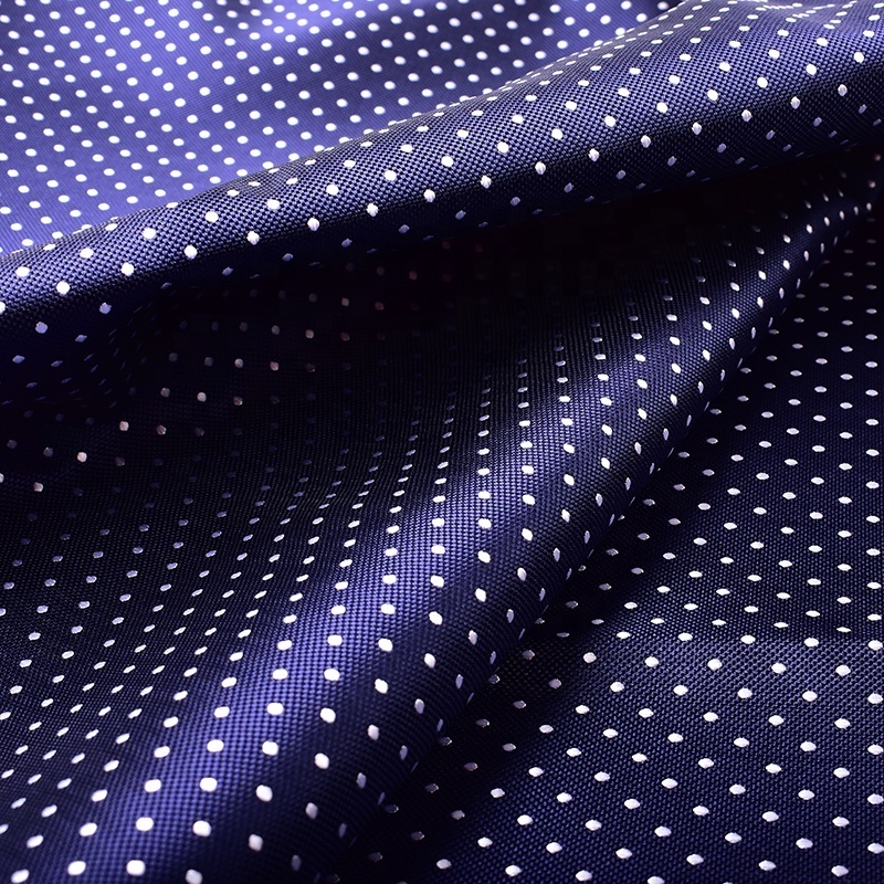 wholesale colorful polka dot microfiber polyester fabric for necktie