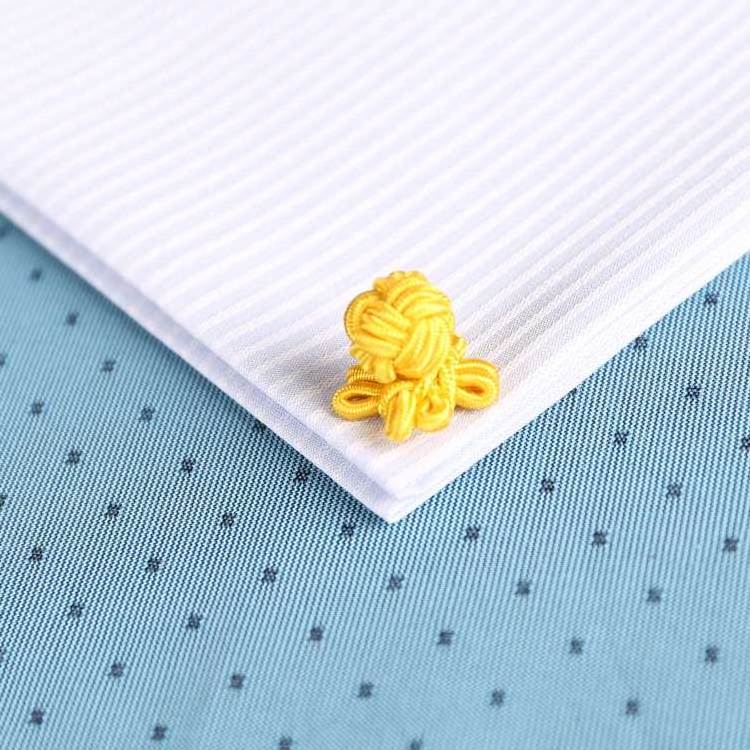 High Quality Elastic Cufflinks Flower Silk Knot Tie Clip for Men Women Children for Wedding Engagement Party Fabric Material