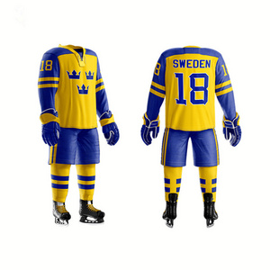 Top quality custom sublimation ice hockey jersey