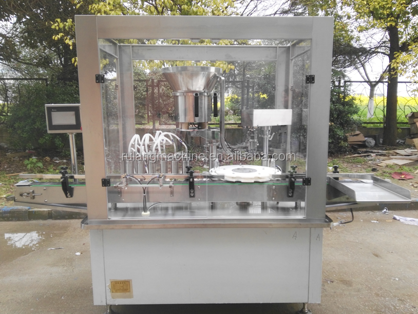 Automatic mini water bottling machine drink soda wine alcohol bottle filling capping and labeling machine