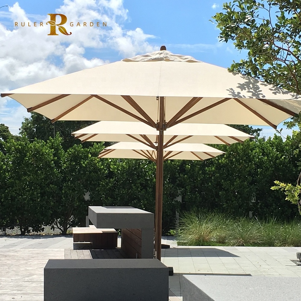 Factory supplier Sunshade Outdoor Coffee Shop Leisure sun parasol umbrella patio parasol Beach parasol umbrella Patio Outdoor um