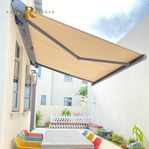 Sun shade carport exterior garden patio balcony manual rain shelter door canopy and window retractable outdoor awning canopy