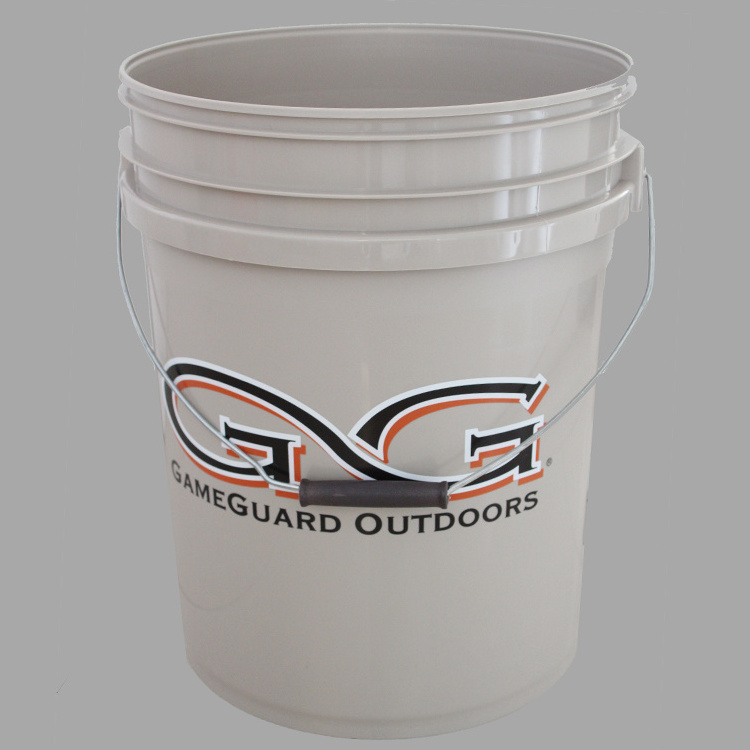 Wholesale Custom Logo 20L 5 Gallon Plastic Drum Buckets With Lid