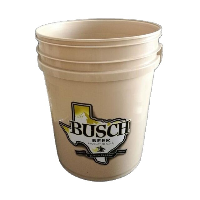 Custom Logo Food Grade Empty 5 gallon bucket 4 Gallon 1L 5 Liter 20 Liter Plastic Paint Pails With Lid