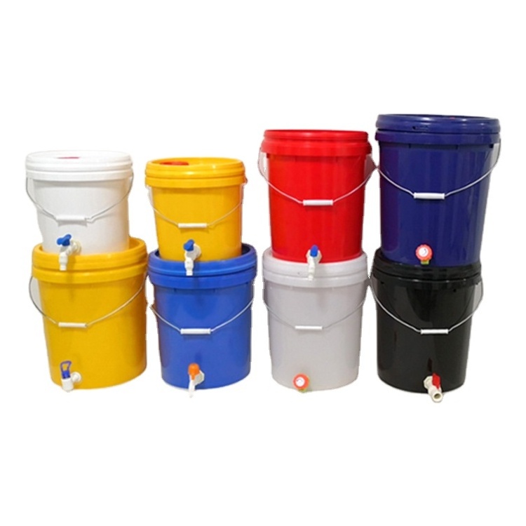 Custom Logo Food Grade Empty 5 gallon bucket 4 Gallon 1L 5 Liter 20 Liter Plastic Paint Pails With Lid