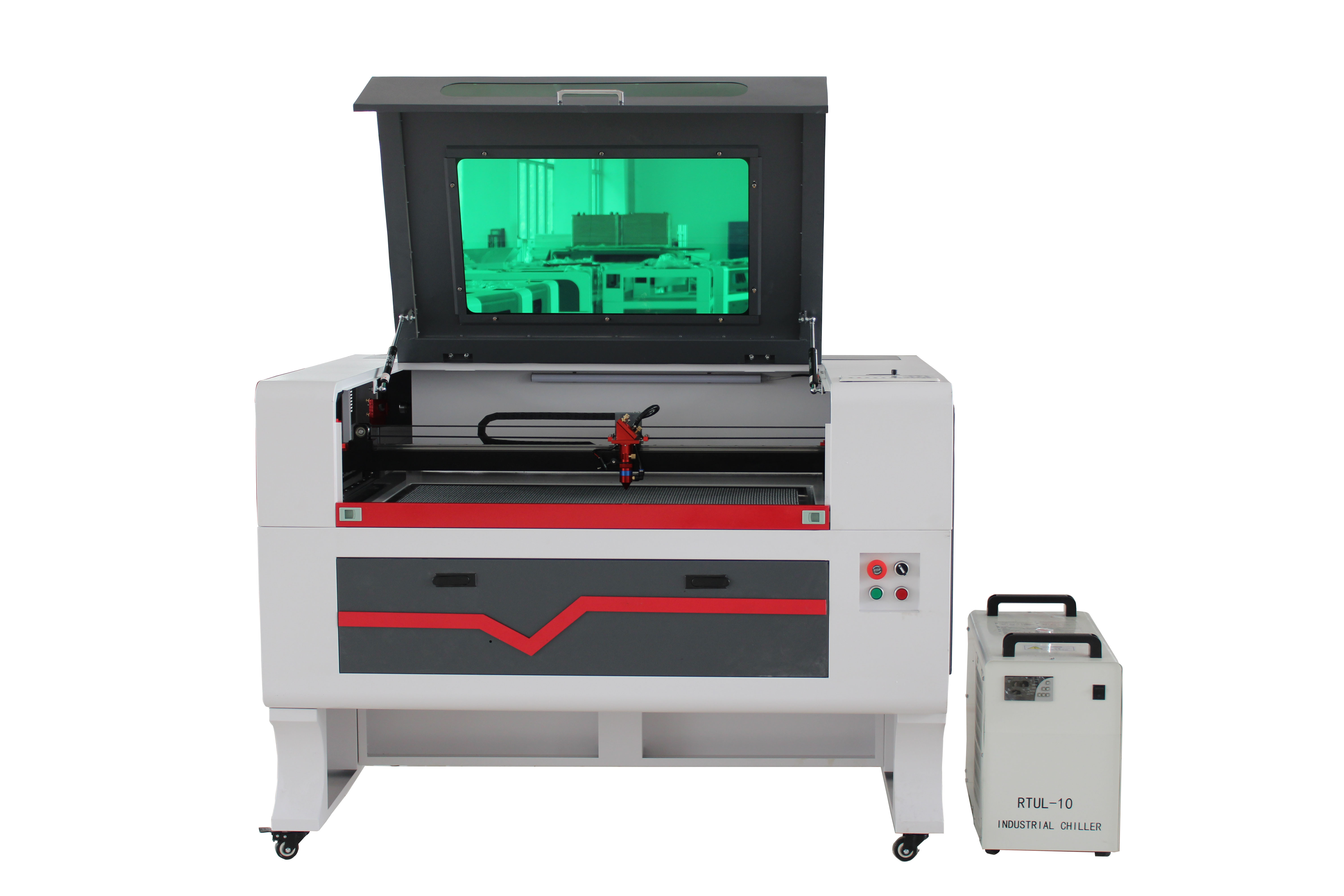 100W ruida 6090 laser engraving cutting machine