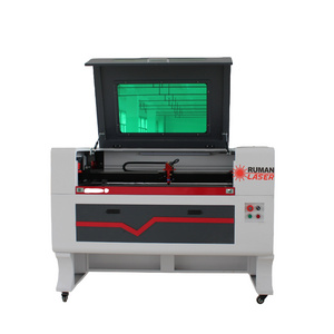 600*900 6090 9060 RUIDA CO2 Laser Engraving Machine and cutting machine for nonmetal 50W 60W 80W 100W RECI EFR laser tube