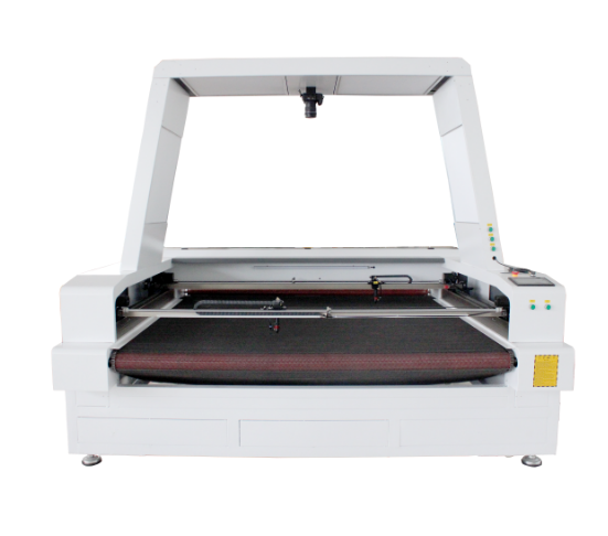 T shirts making 1810 scan camera auto-feeding cloth laser cutting machine textile laser cutting machine price