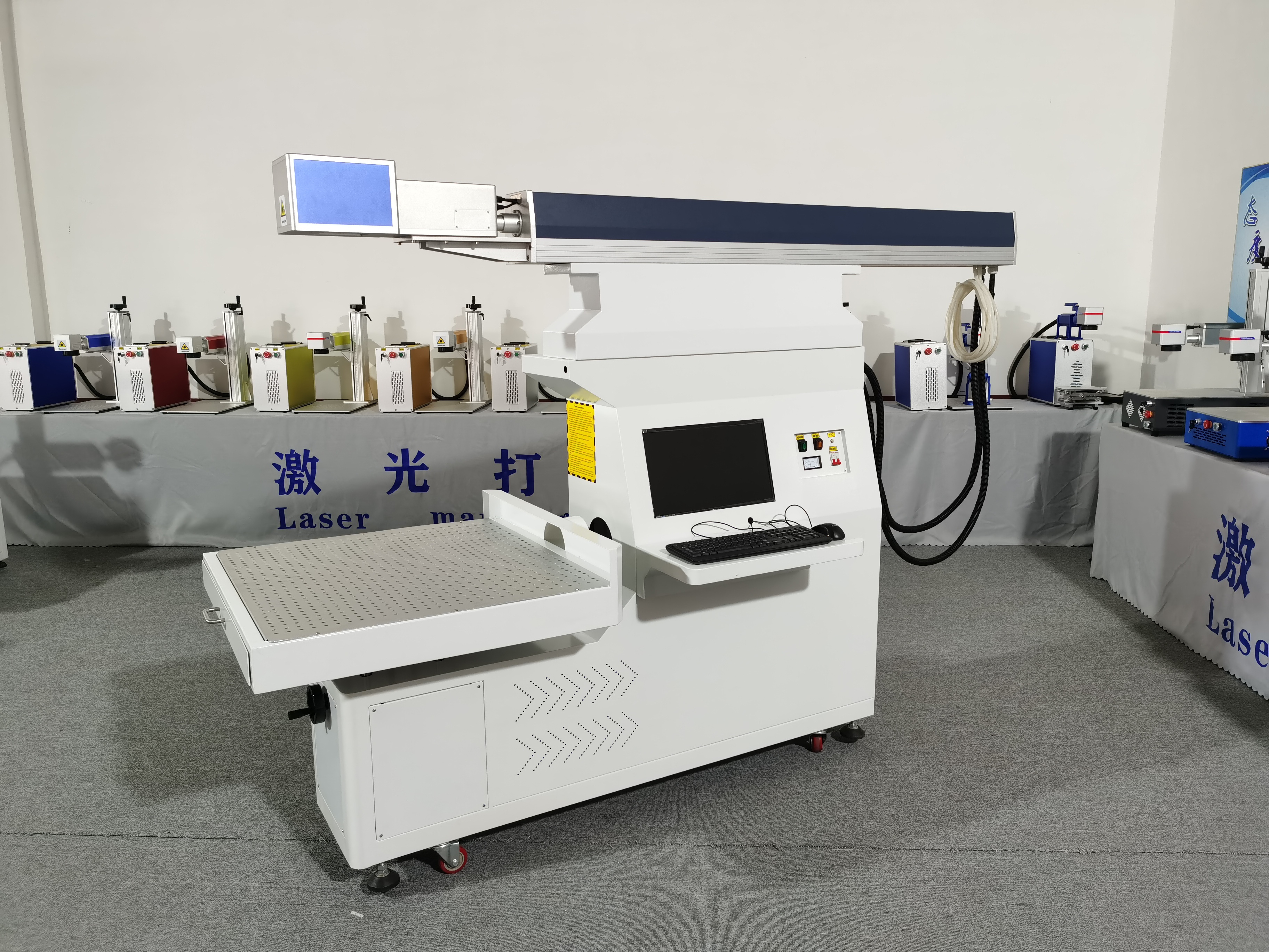 co2 laser marker Cardboard/MDF/PMMA co2 glass tube laser marking machine