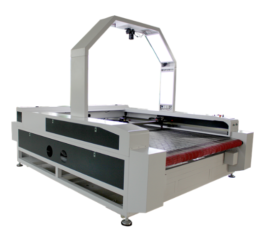 T shirts making 1810 scan camera auto-feeding cloth laser cutting machine textile laser cutting machine price