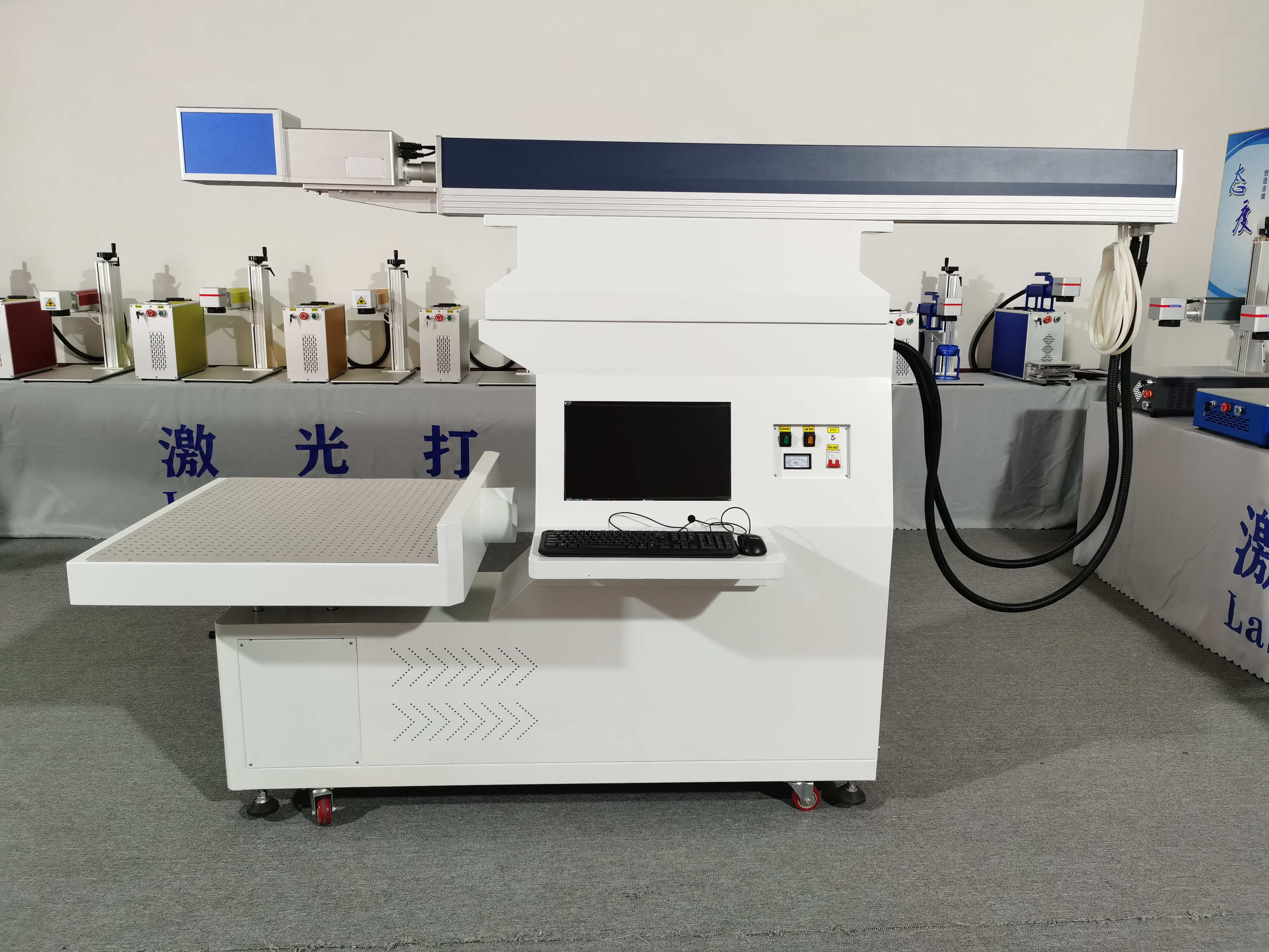 co2 laser marker Cardboard/MDF/PMMA co2 glass tube laser marking machine