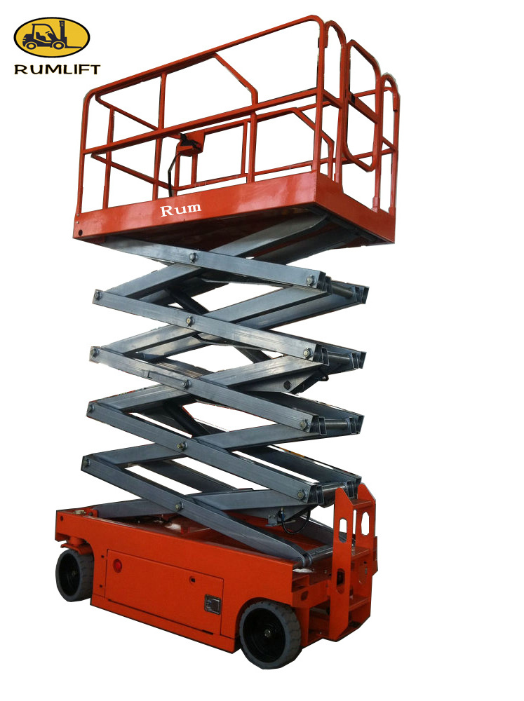 self propelled mini electric scissor lift 6m/8m/10m/12m