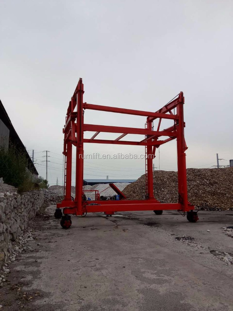 mast mobile container gantry crane 30 ton/36 ton and 40 ton